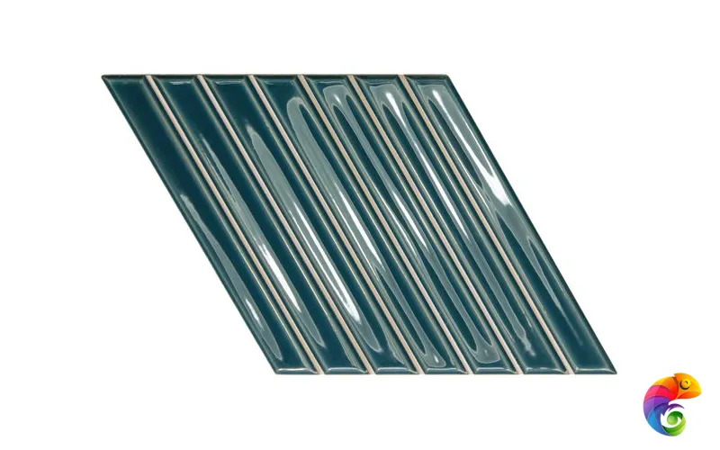 Spike Bars A Peacock Blue 15x25,9