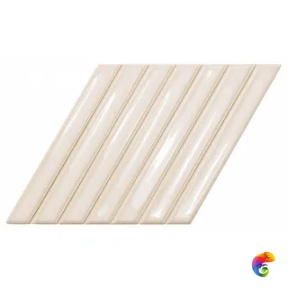 Spike Bars B Deep White 15x25,9