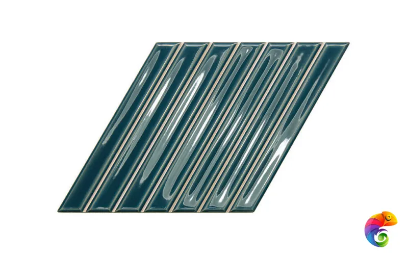 Spike Bars B Peacock Blue 15x25,9
