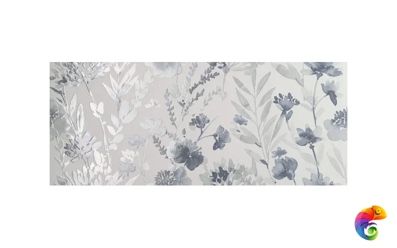 fQDC Milano Mood Flower Blu 50x120 RT