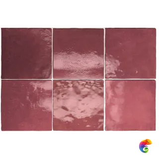 Equipe Artisan  Burgundy 13.2x13.2 глазурованный глянцевый  КА-00019791