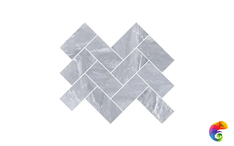 VitrA Marmori Декор Шеврон Дымчатый Серый (10х5) 27.9x31.5 лаппатированный K9465708LPR1VTE0 КА-00014899