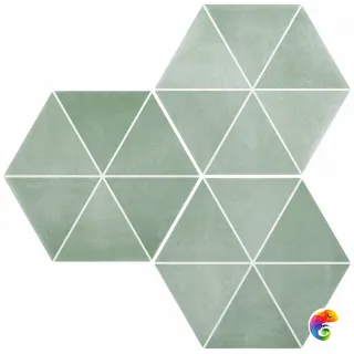 DURSTONE SIX Cementine  Capri Aqua 23x27 глазурованный матовый  КА-00038764