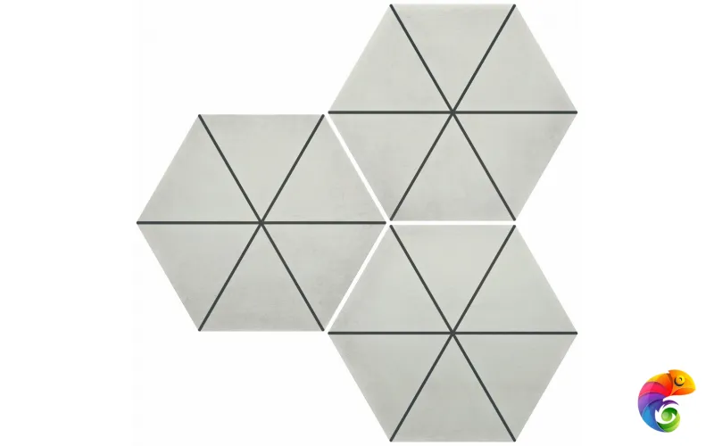 DURSTONE SIX Cementine Керамогранит Capri Talc 23x27 глазурованный матовый  КА-00038766