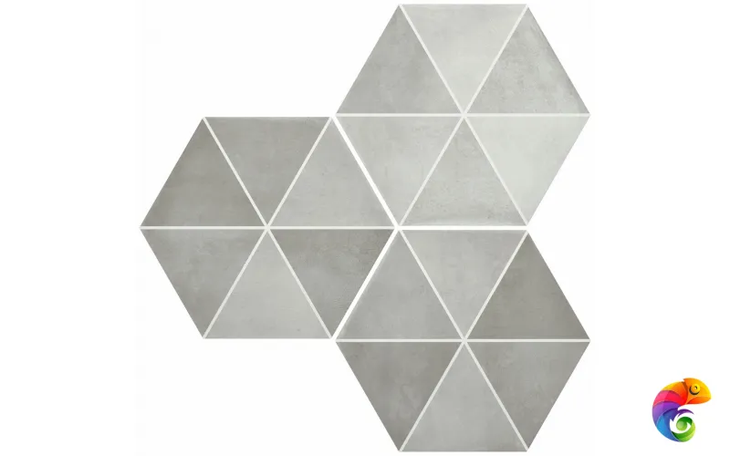 DURSTONE SIX Cementine Керамогранит Capri Grey 23x27 глазурованный матовый  КА-00038768