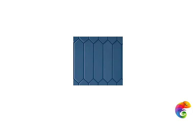 Equipe Arrow Настенная керамическая плитка Adriatic Blue 5x25 глазурованный глянцевый  КА-00023623