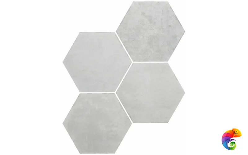 DURSTONE SIX Saona Керамогранит Blanco 23x27 глазурованный матовый  КА-00038757