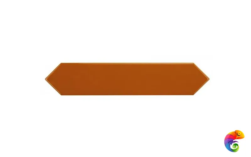 Equipe Arrow Настенная керамическая плитка Russet 5x25 глазурованный глянцевый  КА-00041461