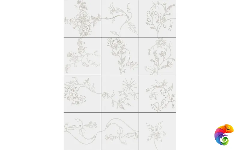 Bardelli Primavera Декор Platinum 40x120 глазурованный глянцевый PPLA000 16662