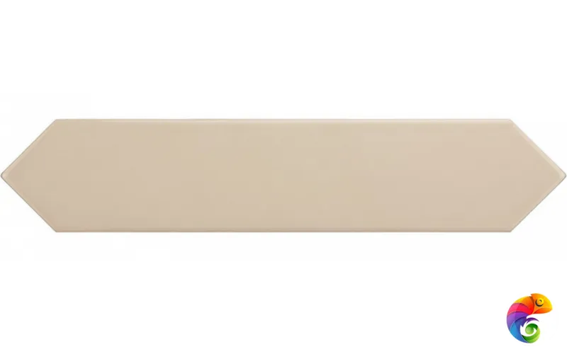 Equipe Arrow Настенная керамическая плитка Gardenia Cream 5x25 глазурованный глянцевый  КА-00026702