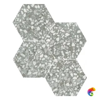 DURSTONE SIX Terazzo  Sage 23x27 глазурованный матовый  КА-00038774