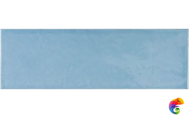 Equipe Village Настенная керамическая плитка Azure Blue 6.5x20 глазурованный глянцевый 25651 КА-00026487