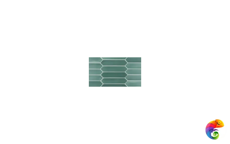 Equipe Lanse Настенная керамическая плитка Viridian 5x25 глазурованный матовый  КА-00041437