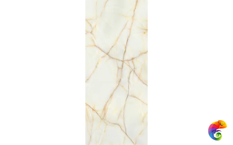 Керамогранит ONICE GOLD PUL. (6mm) (полированная) 120x280 TAU Ceramica 120x280 бежевый Испания