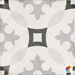 Гранит керамический 24417 ART NOUVEAU Karlsplatz Grey 20х20 см 24417