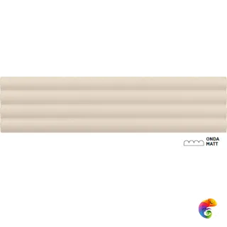 Плитка керамическая настенная 28535 COSTA NOVA ONDA Beige Pale Matt 5x20 см 28535
