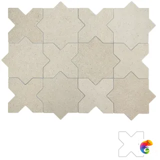 Гранит керамический 32731 ELDA CROSS SAND 12x12 см 32731