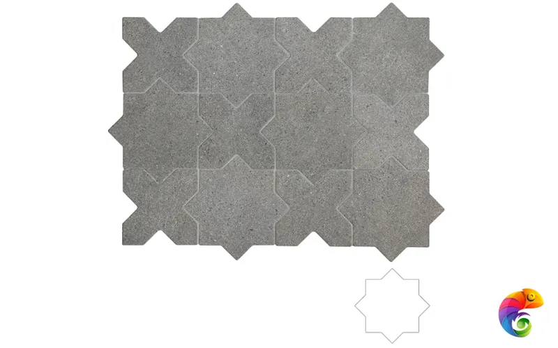 Гранит керамический 32723 ELDA STAR GRAPHITE 16,8x16,8 см 32723