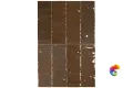 Плитка керамическая настенная 33117 MAREA Seal Brown 5х15 см 33117