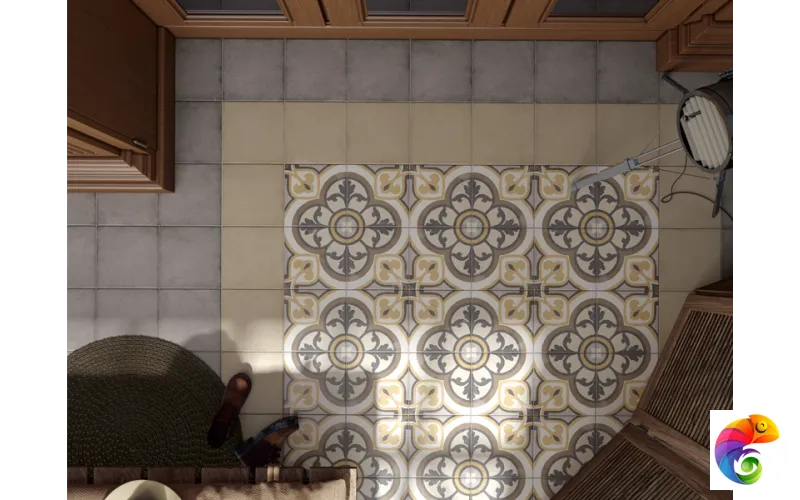 Гранит керамический 24387 ART NOUVEAU Bone 20х20 см 24387