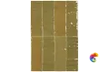 Плитка керамическая настенная 33119 MAREA Ecru Olive 5х15 см 33119