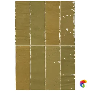 Плитка керамическая настенная 33119 MAREA Ecru Olive 5х15 см 33119