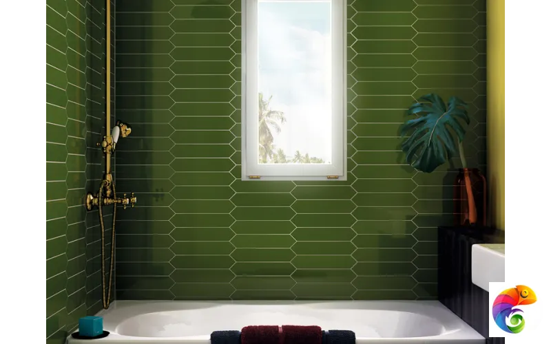 Плитка керамическая настенная 25827 ARROW Green Kelp 5х25 см 25827