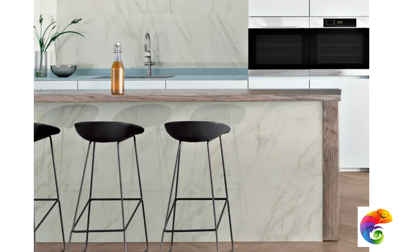 Гранит керамический полированный MARBLES TRESANA Blanco 60x120 см 004.869.0012.00162
