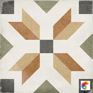 Гранит керамический 24400 ART NOUVEAU Empire Colour 20х20 см 24400