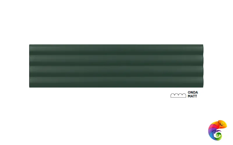 Плитка керамическая настенная 28523 COSTA NOVA ONDA Laurel Green Matt 5x20 см 28523