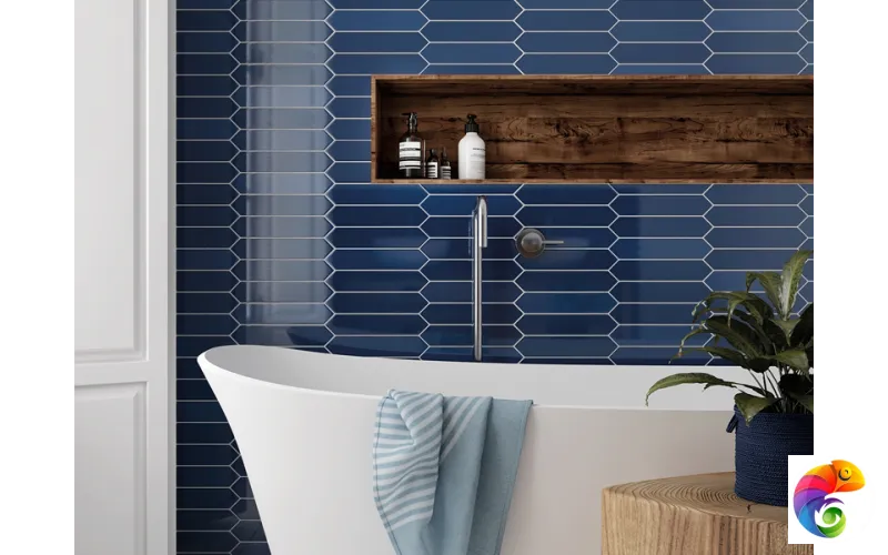 Плитка керамическая настенная 25834 ARROW Adriatic Blue 5х25 см 25834