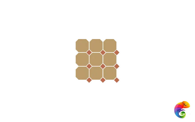 Гранит керамический 4403 OCT04-1Ch Yellow OCTAGON 03/Caramel Dots 04 30x30 см OCT03 DOT04