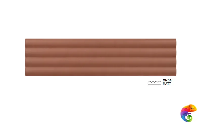 Плитка керамическая настенная 28533 COSTA NOVA ONDA Terra Matt 5x20 см 28533
