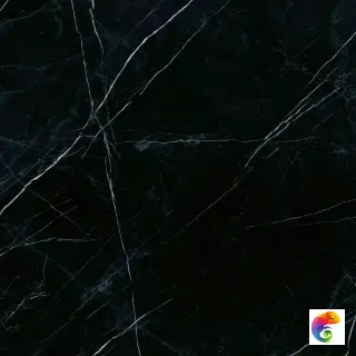 Гранит керамический матовый IMPERIAL Marquina Black RETT MATT 30х30х0,9 см 30MABK