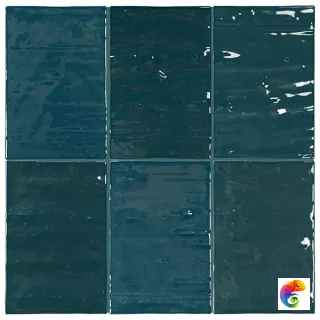 Плитка керамическая настенная 33111 MAREA Deep Lagoon 10х15 см 33111