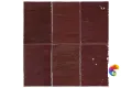 Плитка керамическая настенная 33114 MAREA Dark Merlot 10х15 см 33114