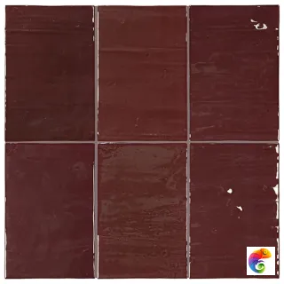 Плитка керамическая настенная 33114 MAREA Dark Merlot 10х15 см 33114