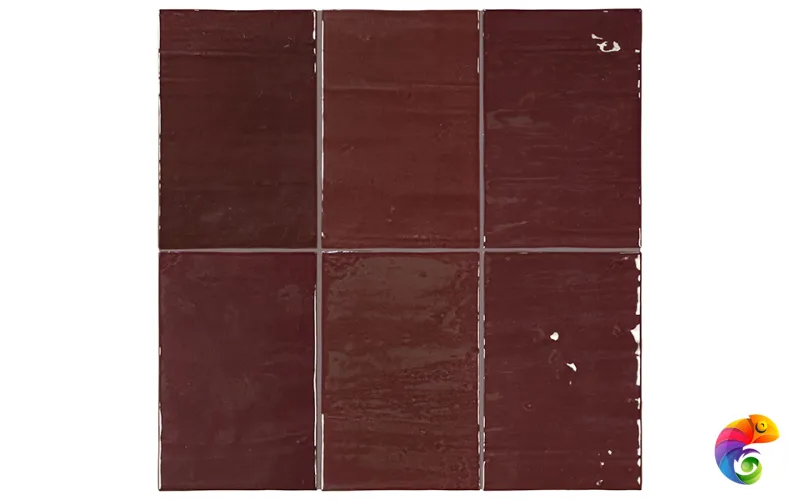 Плитка керамическая настенная 33114 MAREA Dark Merlot 10х15 см 33114