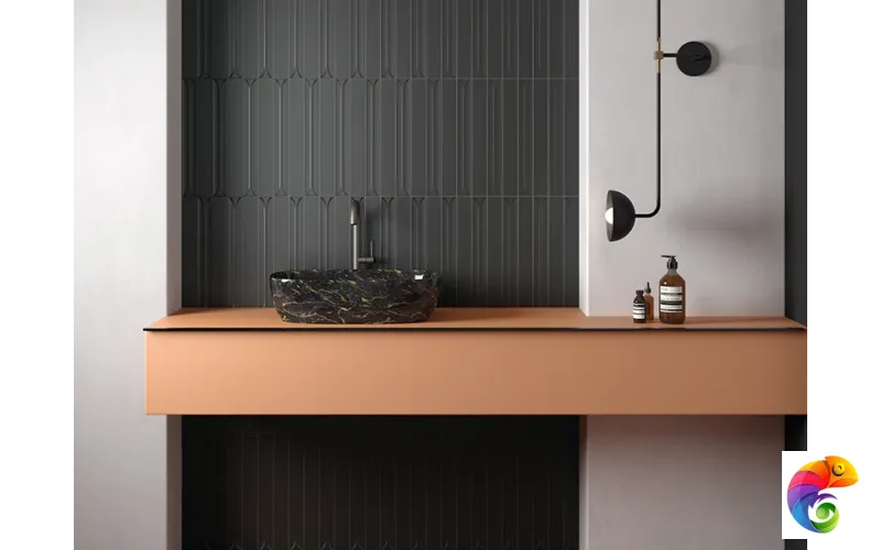 Плитка керамическая настенная 31189 HOPP Graphite 5х40 см (56 кор./палл.) 31189