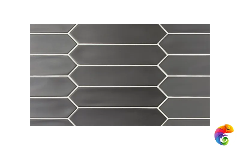 Плитка керамическая настенная 27483 LANSE Black 5х25 см 27483