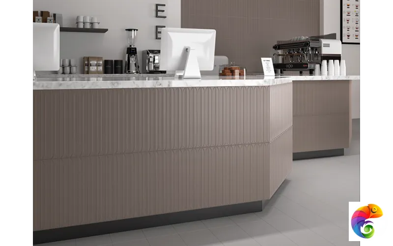 Плитка керамическая настенная 31184 HOPP Taupe 5х40 см (56 кор./палл.) 31184