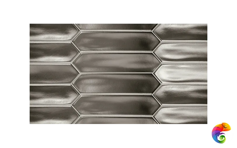 Плитка керамическая настенная 27492 LANSE Silver 5х25 см 27492