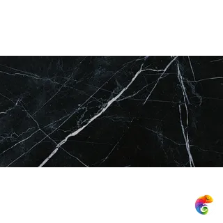 Гранит керамический матовый IMPERIAL Marquina Black RETT MATT 60х120х0,9 см R12MARQU