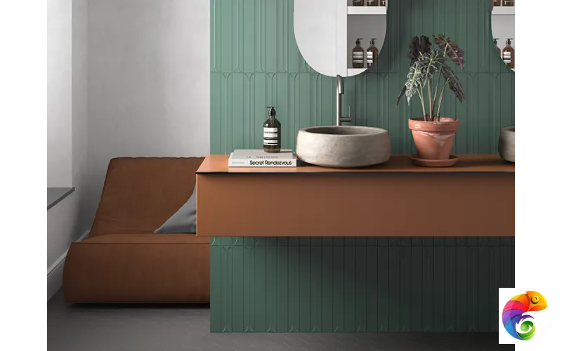 Плитка керамическая настенная 31246 HOPP BRO Laurel Green 5х40 см (60 кор./палл.) 31246