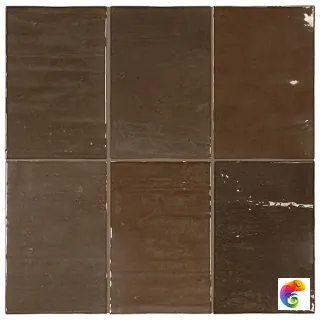 Плитка керамическая настенная 33110 MAREA Seal Brown 10х15 см 33110