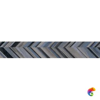 Гранит керамический 58610N JUST COLOR DECORI CHEVRON MIX Gold 20x120 см 58610N