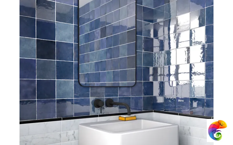 Плитка керамическая настенная 24460 ARTISAN Colonial Blue 13,2х13,2 см 24460