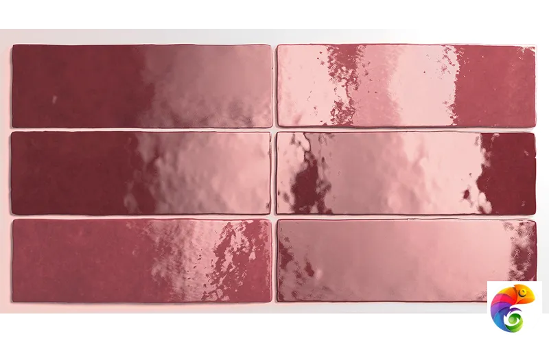 Плитка керамическая настенная 24467 ARTISAN Burgundy 6,5х20 см ( коробка 38 шт.) 24467