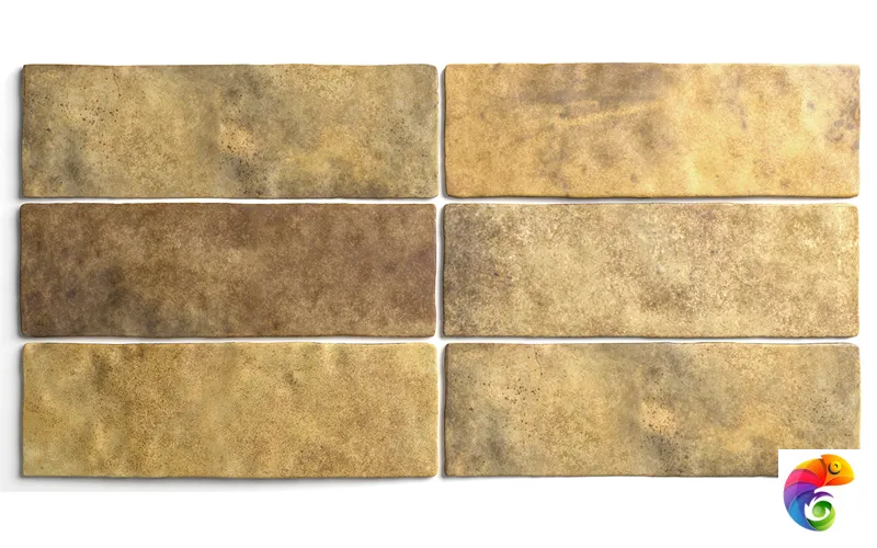 Плитка керамическая настенная 24473 ARTISAN Gold 6,5х20 см ( коробка 38 шт) 24473