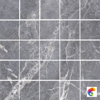 Мозаика K-1006/LR/m14 МАРБЛ ТРЭНД Silver River 30,7x30,7 см K-1006/LR/m14/307x307x10